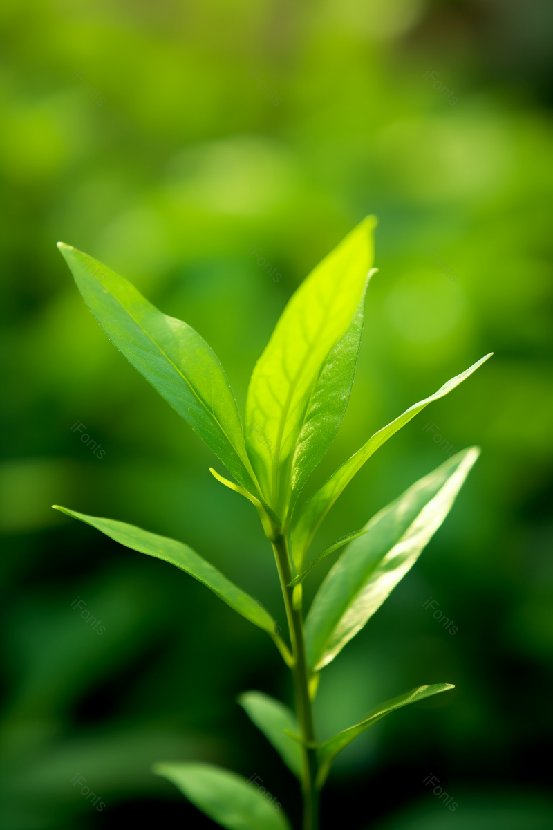 夏天正在生长中的茶叶幼苗,高清,摄影图,摄影图片,图片大全,摄影图免费下载